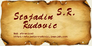 Stojadin Rudović vizit kartica